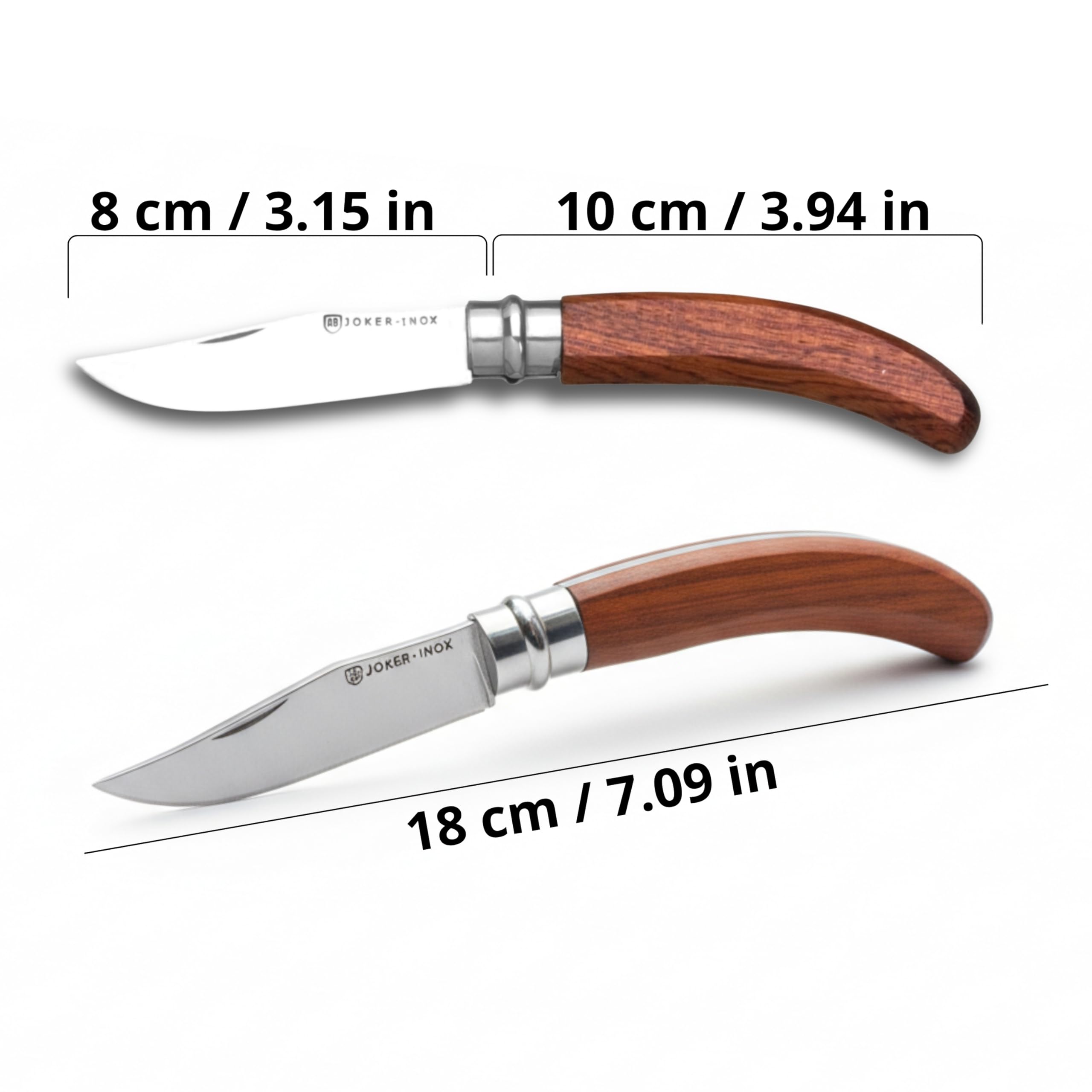 Joker NB21 Taschenmesser Bubingaholz 7 cm mit Drehhülse