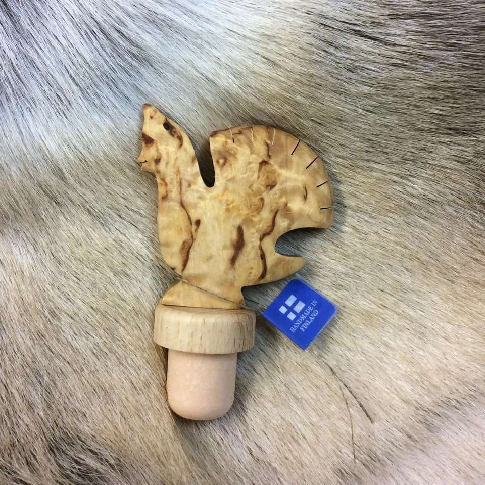 Wood Jewel Flaschenverschluss Auerhahn Maserbirke