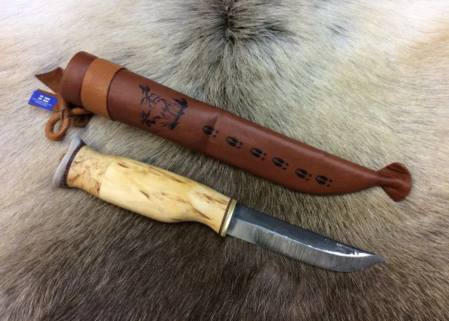 Wood Jewel Schnitzmesser Hornhut 9,5 cm Tiermotiv