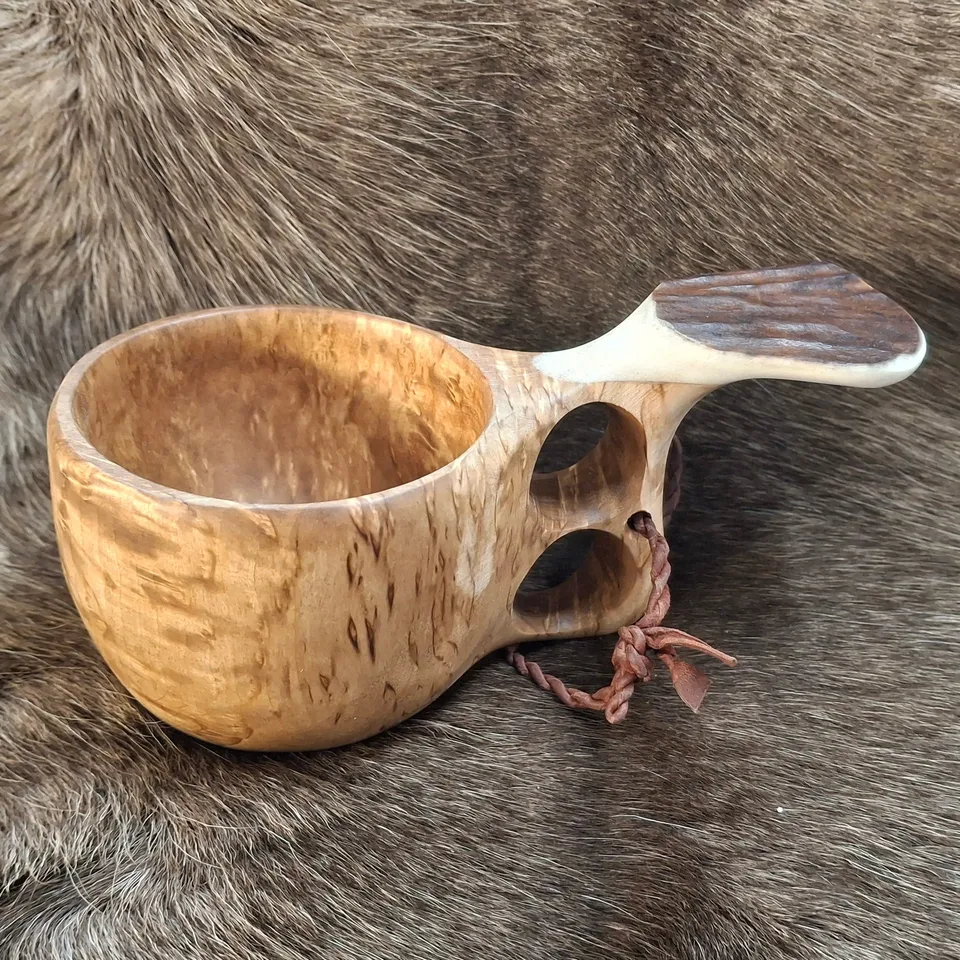 Wood Jewel Kuksa Trinkbecher Maserbirke 1,5 dl