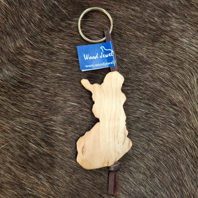 Wood Jewel 369 Suomi Schlüsselanhänger Maserbirke