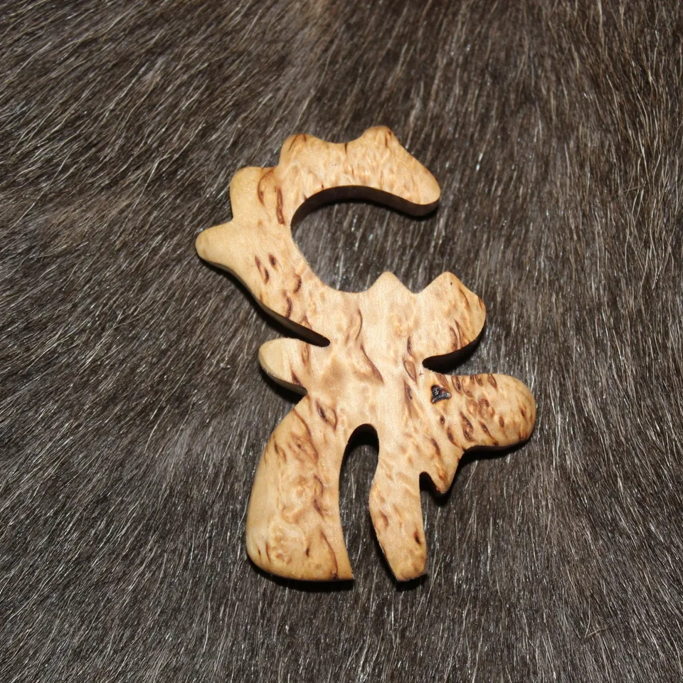 Wood Jewel 28-332 Rentier Topfwächter Maserbirke