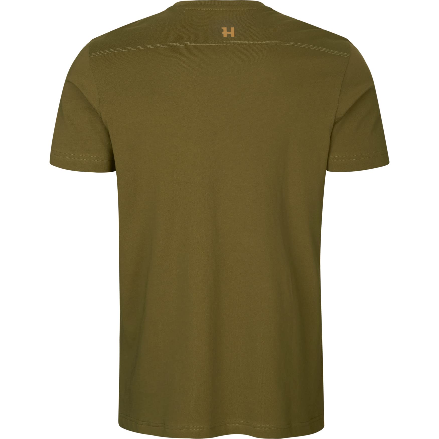 Härkila Logo T-Shirt 2er-Pack Willow Grün/Braun Slate Baumwolle