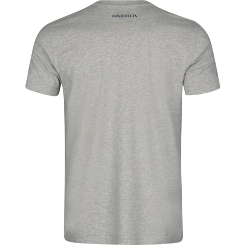Härkila Modi Melange T-Shirt Kurzarm Hellgrau Baumwolle