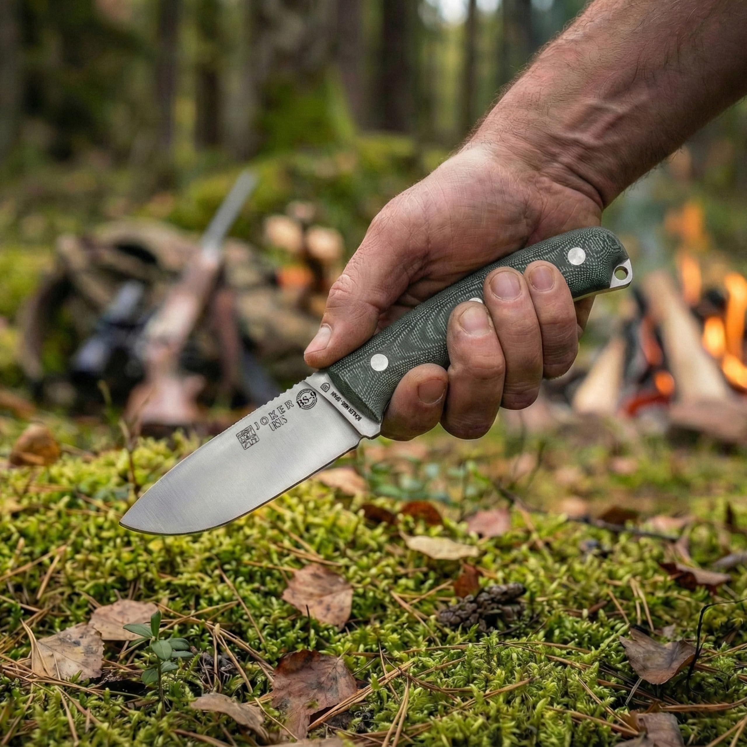 Joker Ursus CV116 Survivalmesser Micarta 10 cm