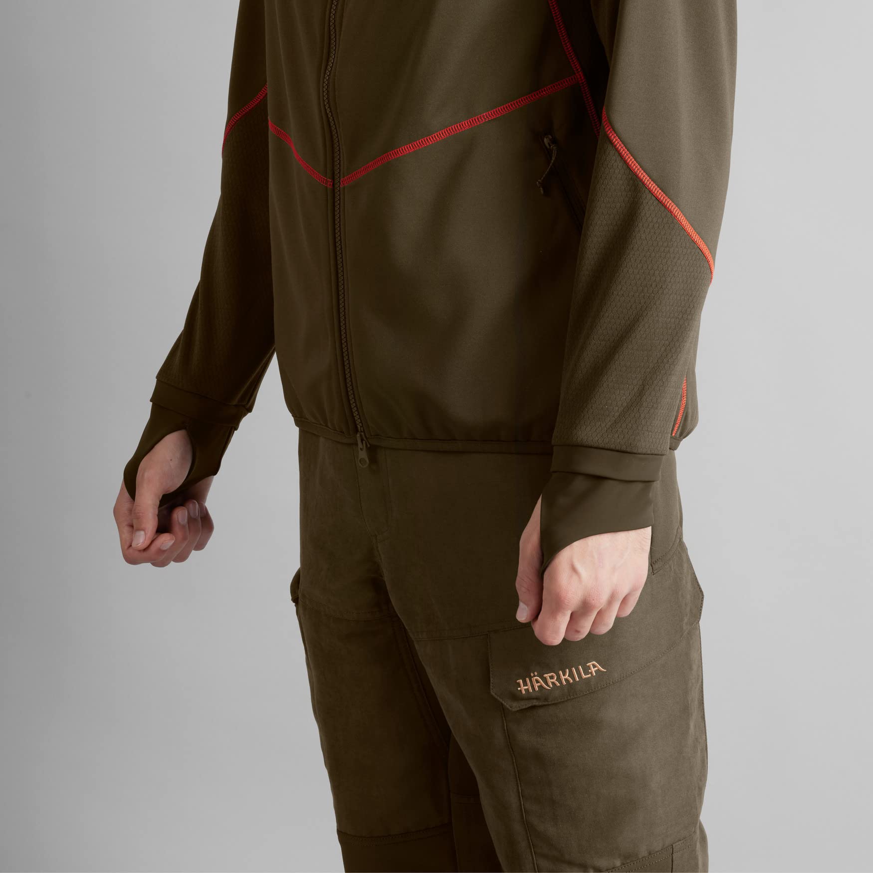 Härkila Scandinavian Fleecejacke Willow Green M atmungsaktiv