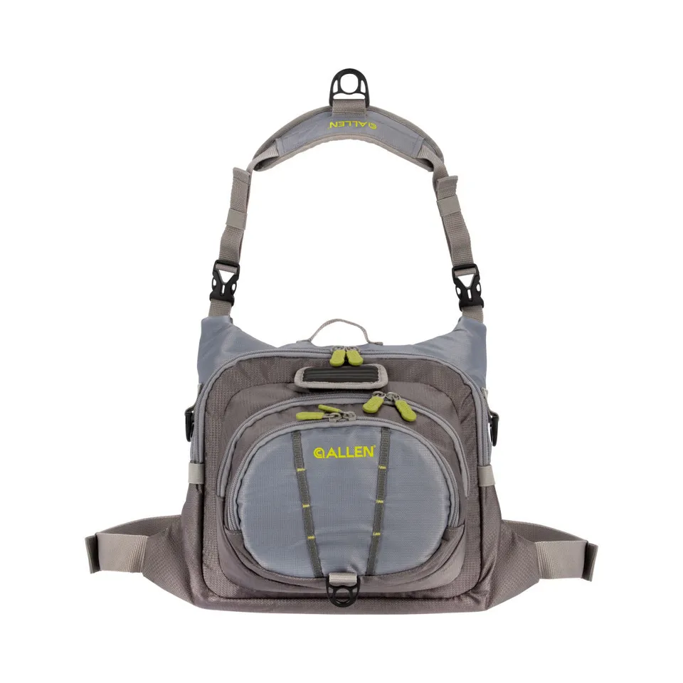 Allen Boulder Creek Brusttasche Fliegenfischen Grün