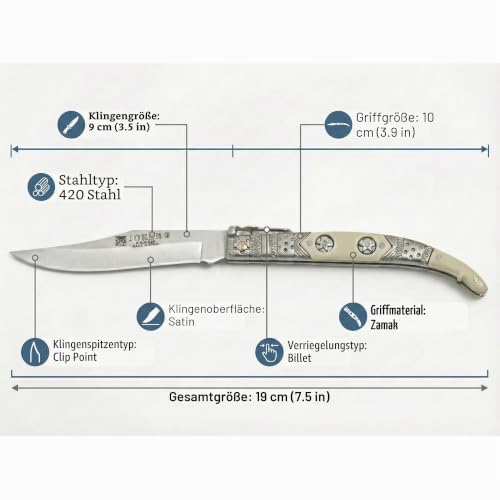 Joker N102B Taschenmesser ABS 9cm Zamak