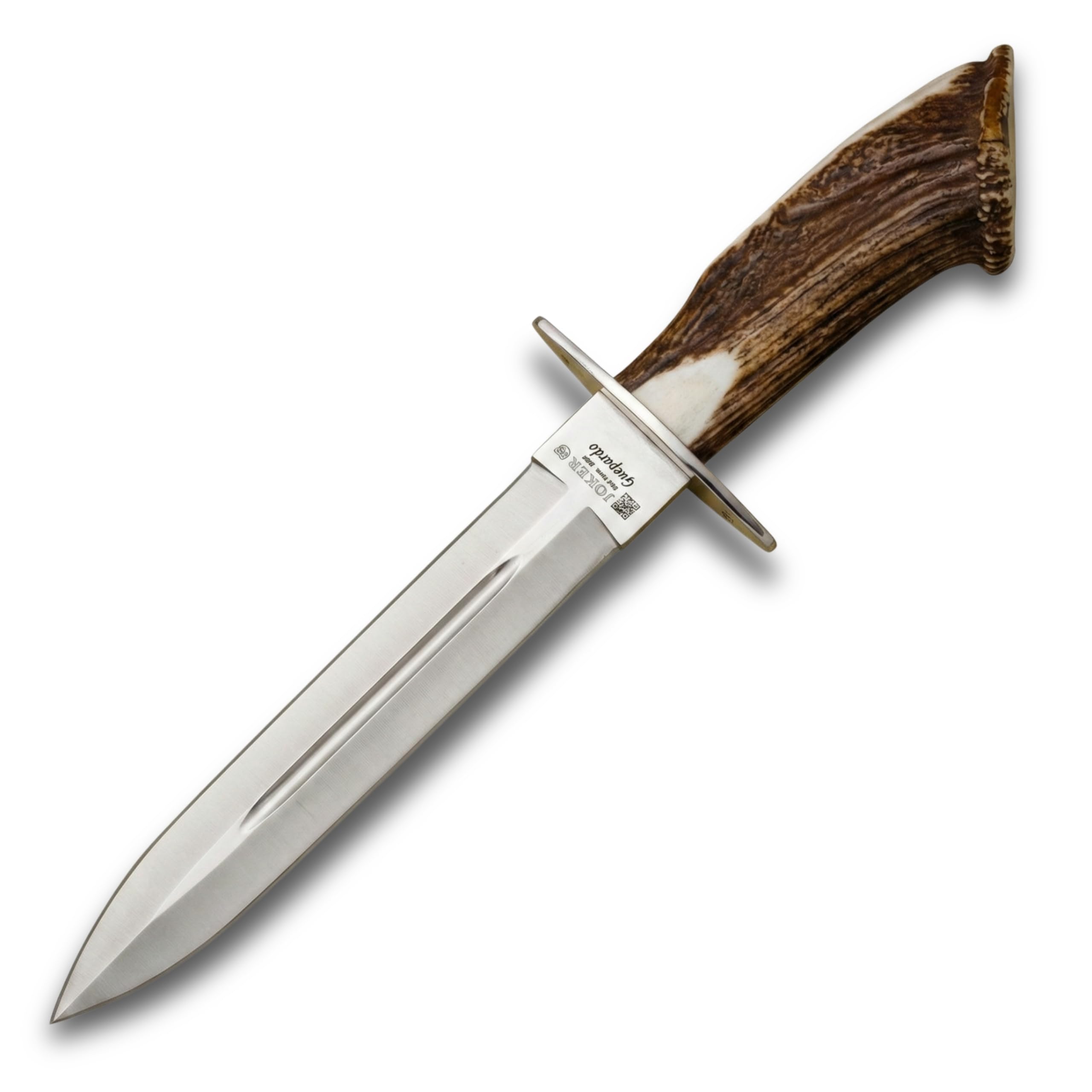 Joker Guepardo CN29 Jagdmesser Hirschhorn Lederscheide