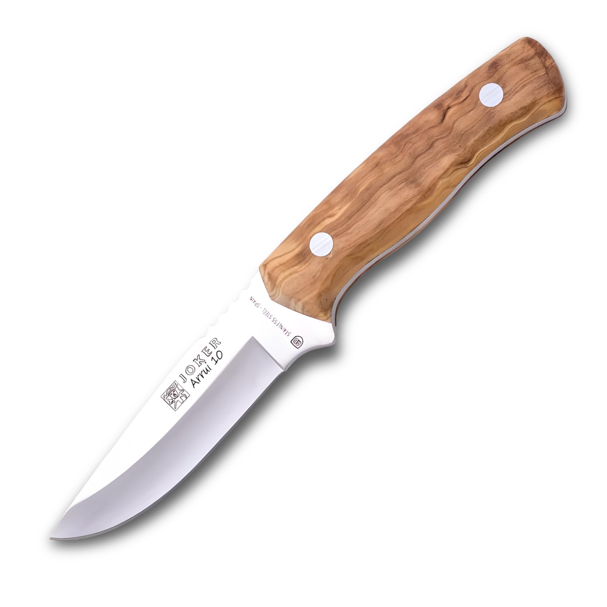 Joker Arrui CO60 Jagdmesser 10 cm Olivenholz