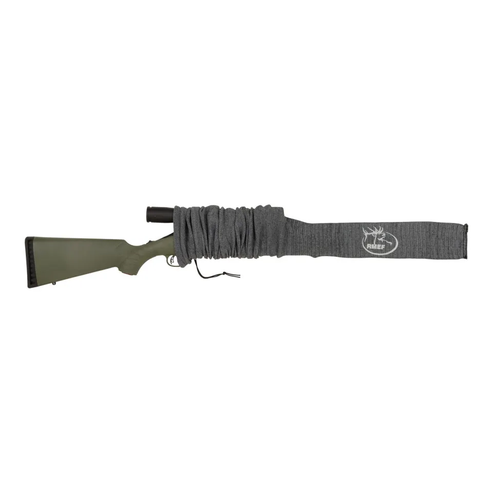 Allen RMEF Gewehrsocke Strick 132 cm Grau