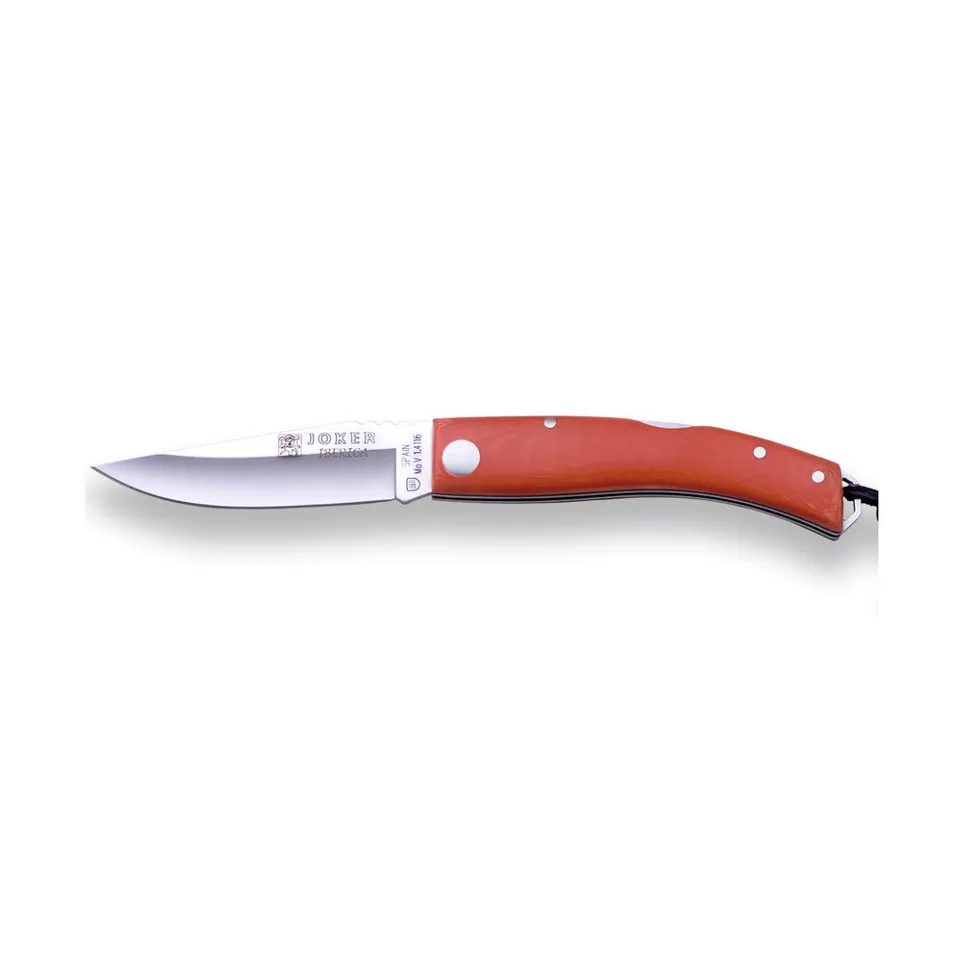 Joker Ibérica NM138 Klappmesser 7,5 cm Orange Micarta