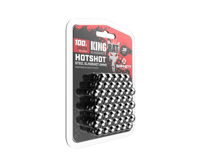 Barnett Hot Shot Stahlkugeln .38 100 Stück Zwille