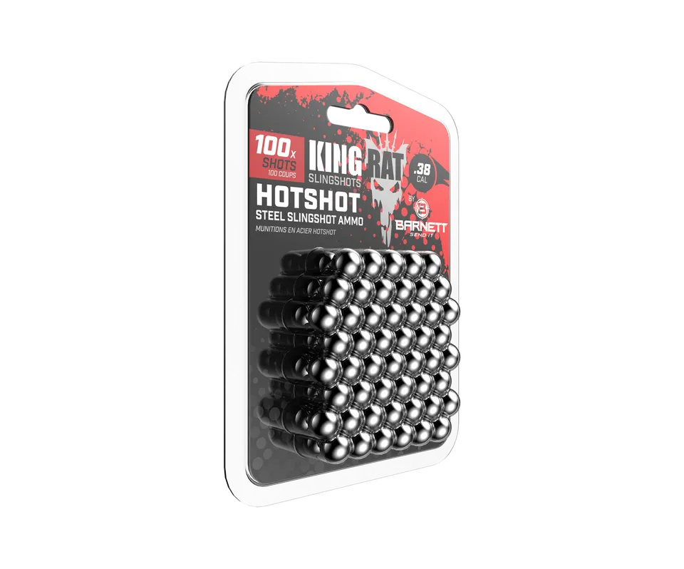 Barnett Hot Shot Stahlkugeln .38 100 Stück Zwille