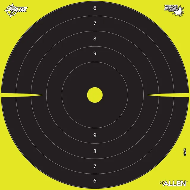 Allen EZ Aim Splash Bullseye Zielscheibe 12x12 Zoll 12er