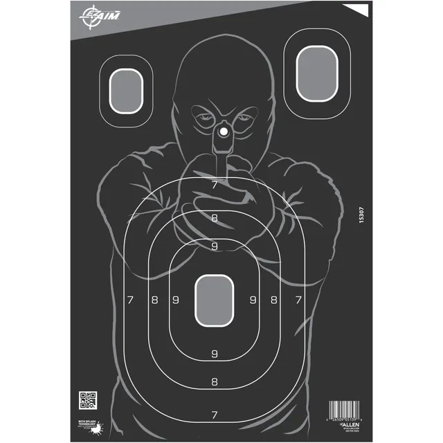 Allen EZ Aim Splash Schießscheiben Silhouette 100er Pack