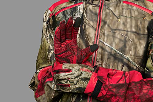 Härkila Moose Hunter 2.0 Fleece Handschuhe Camo Gr. M Touch