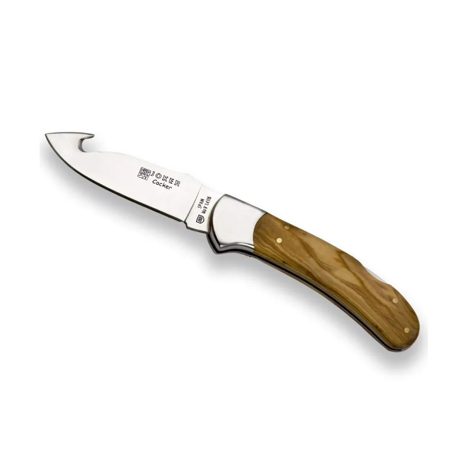 Joker Cocker NO50 Taschenmesser Olivenholz 9 cm MOVA