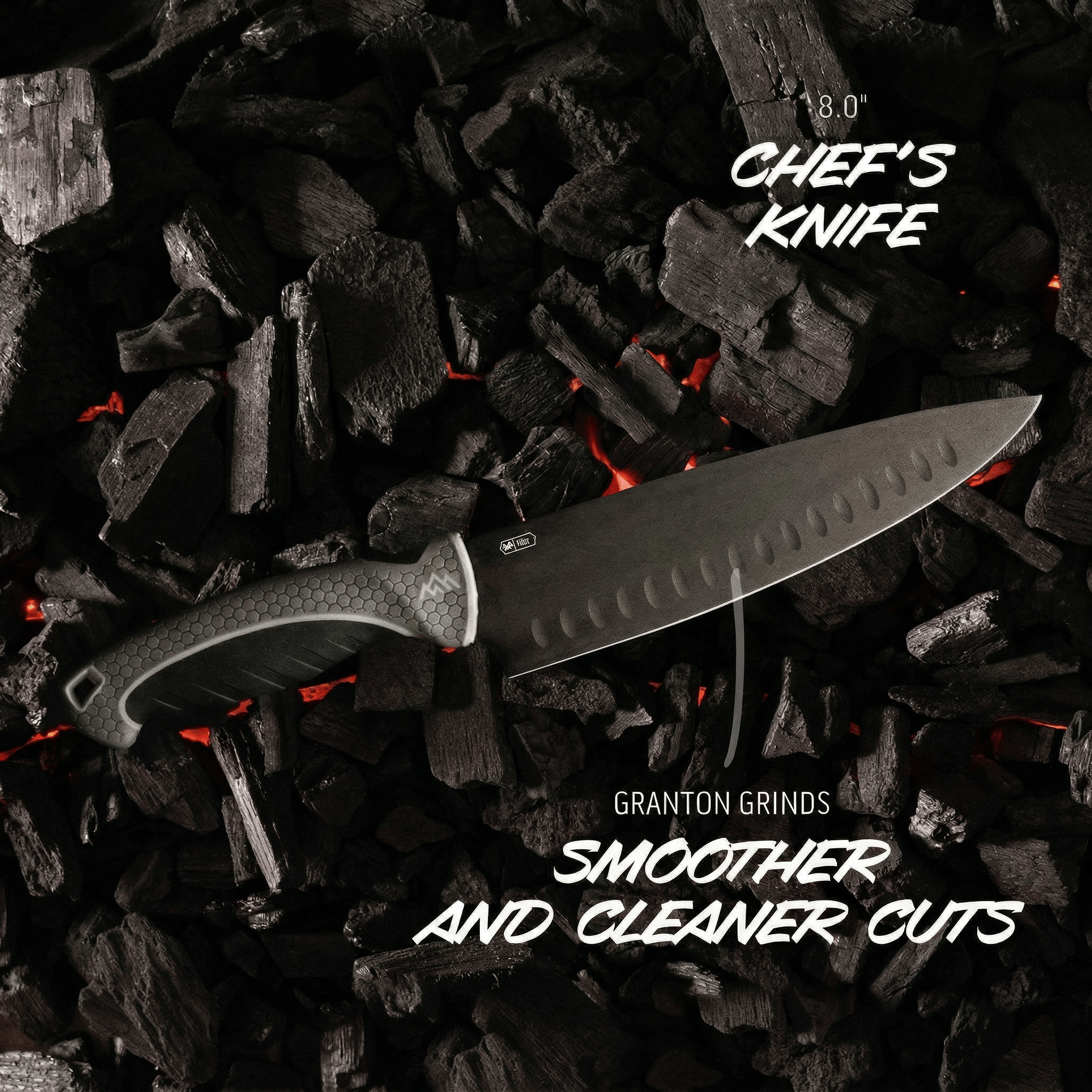 Outdoor Edge ErgoMax Messerset 8-teilig Titan
