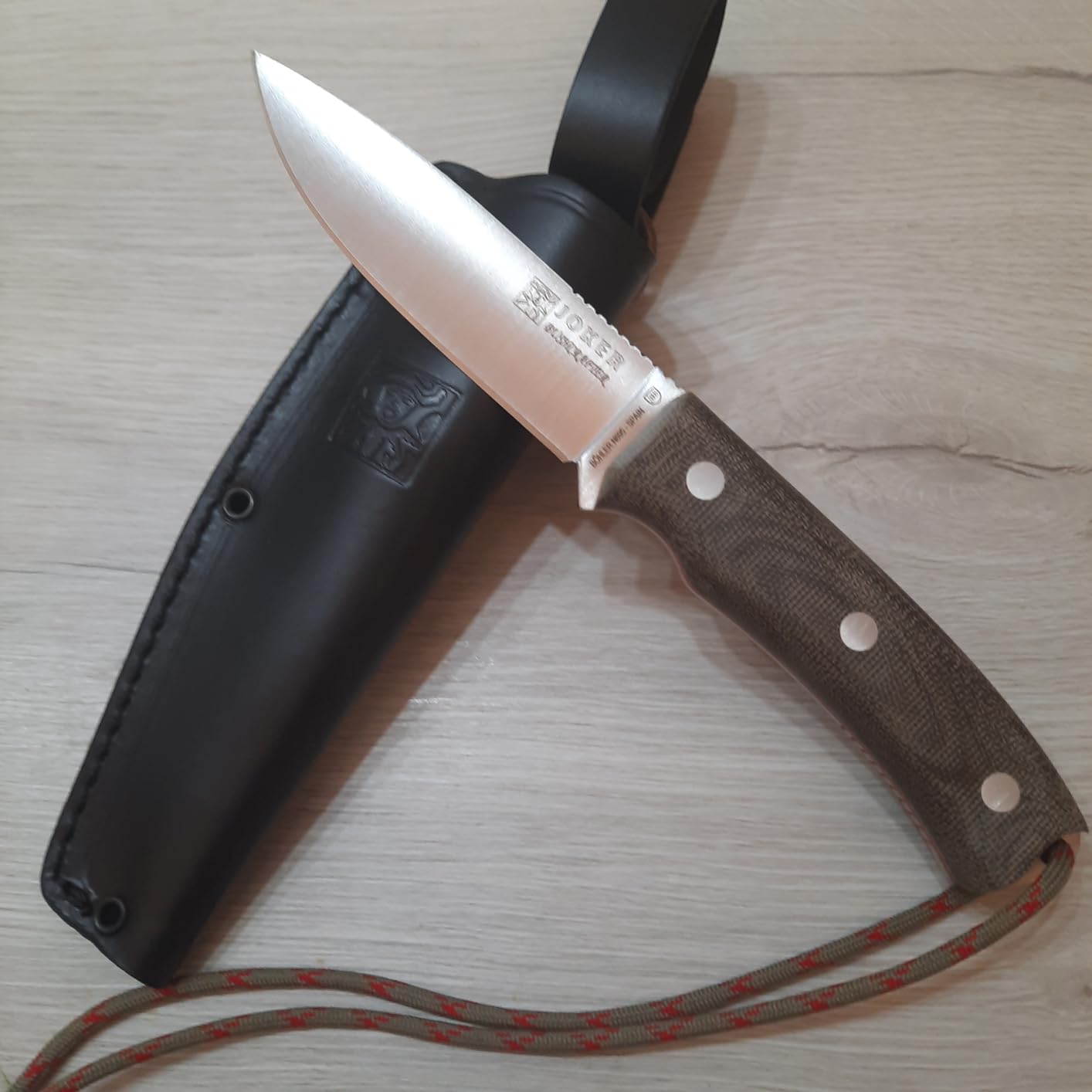 Joker Bushcrafter CV120 Bushcraftmesser Micarta 10,5cm