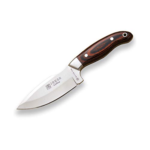 Joker Cebra CR39 Jagdmesser rotes Holz 11,5 cm Drop Point