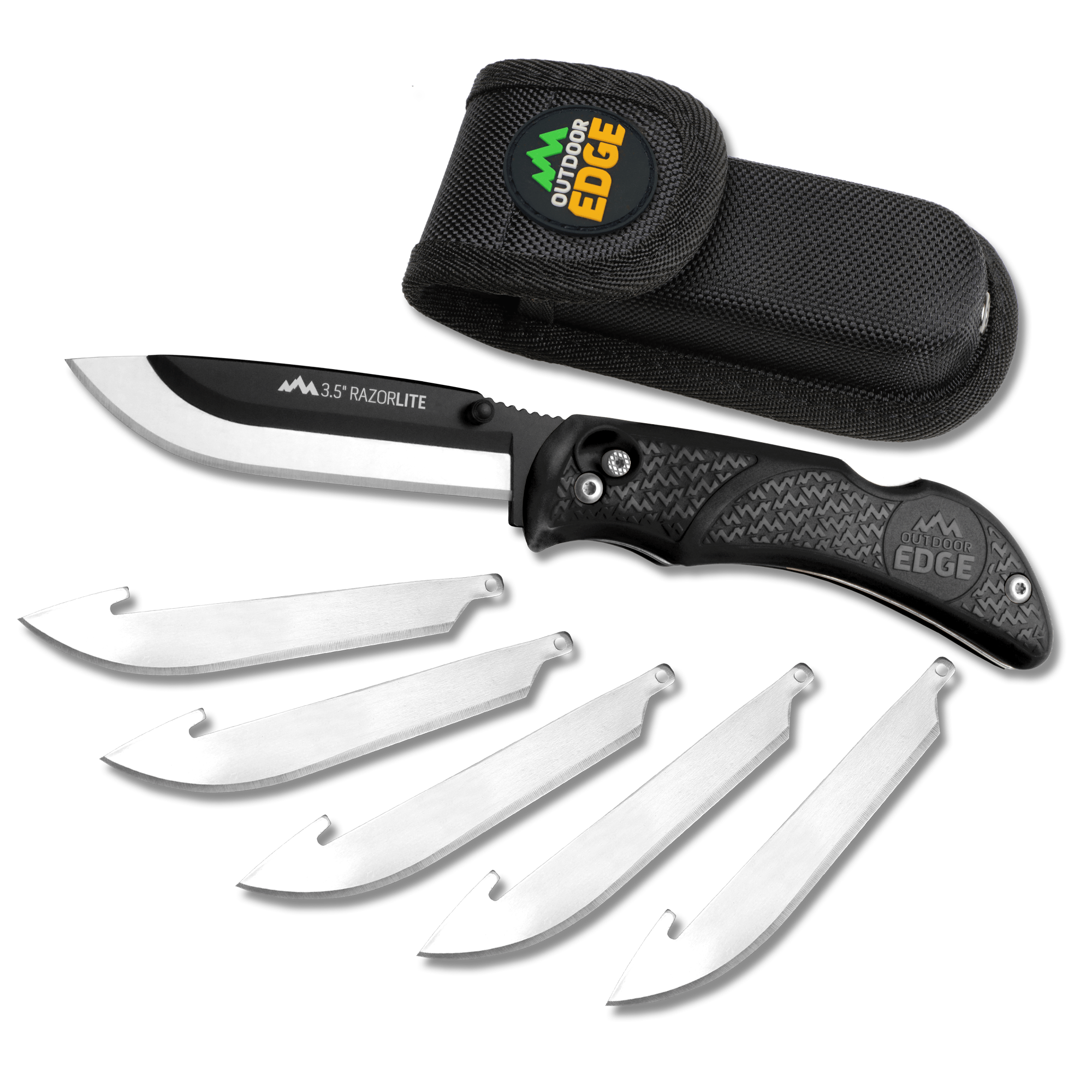 Outdoor Edge RazorPro L Klappmesser Blaze Orange 3,5 Zoll rostfrei