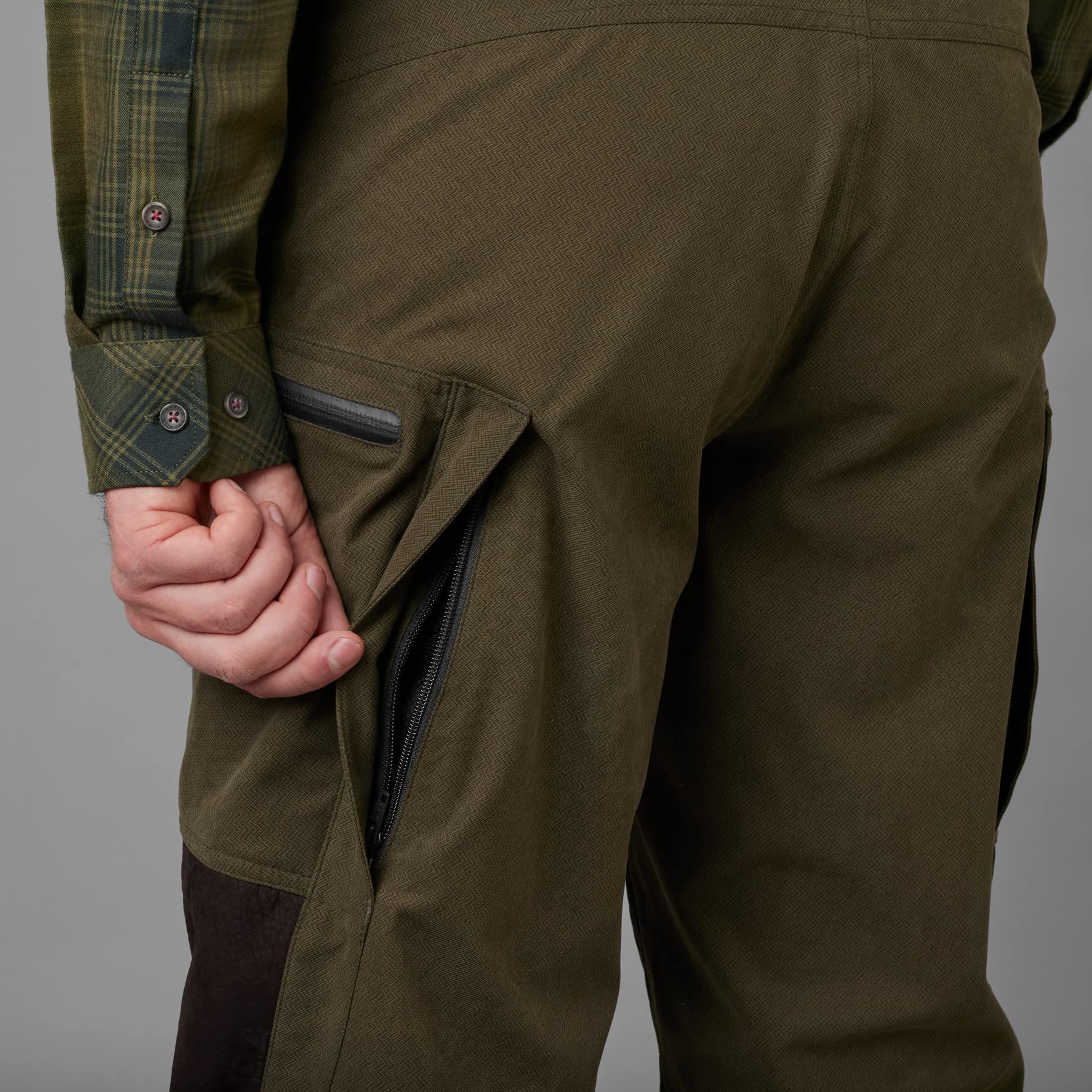 Härkila Driven Hunt HWS Hose 48 Willow Green Leder