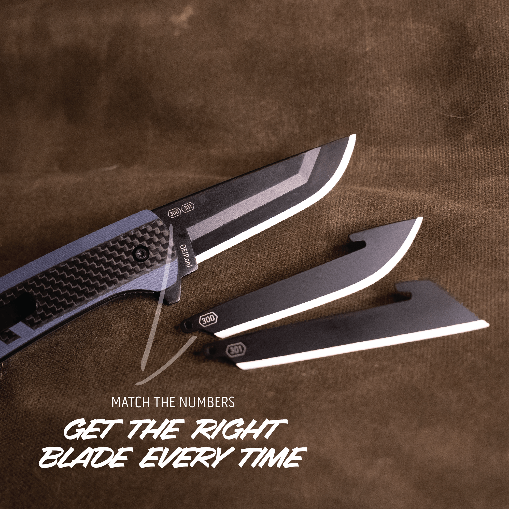 Outdoor Edge Razor VX4 Klappmesser blau Carbon 4 Klingen