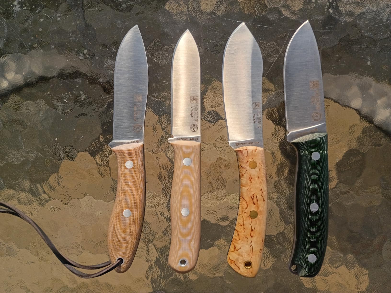 Joker Ursus CV116-P Jagdmesser Micarta grün 10 cm N695