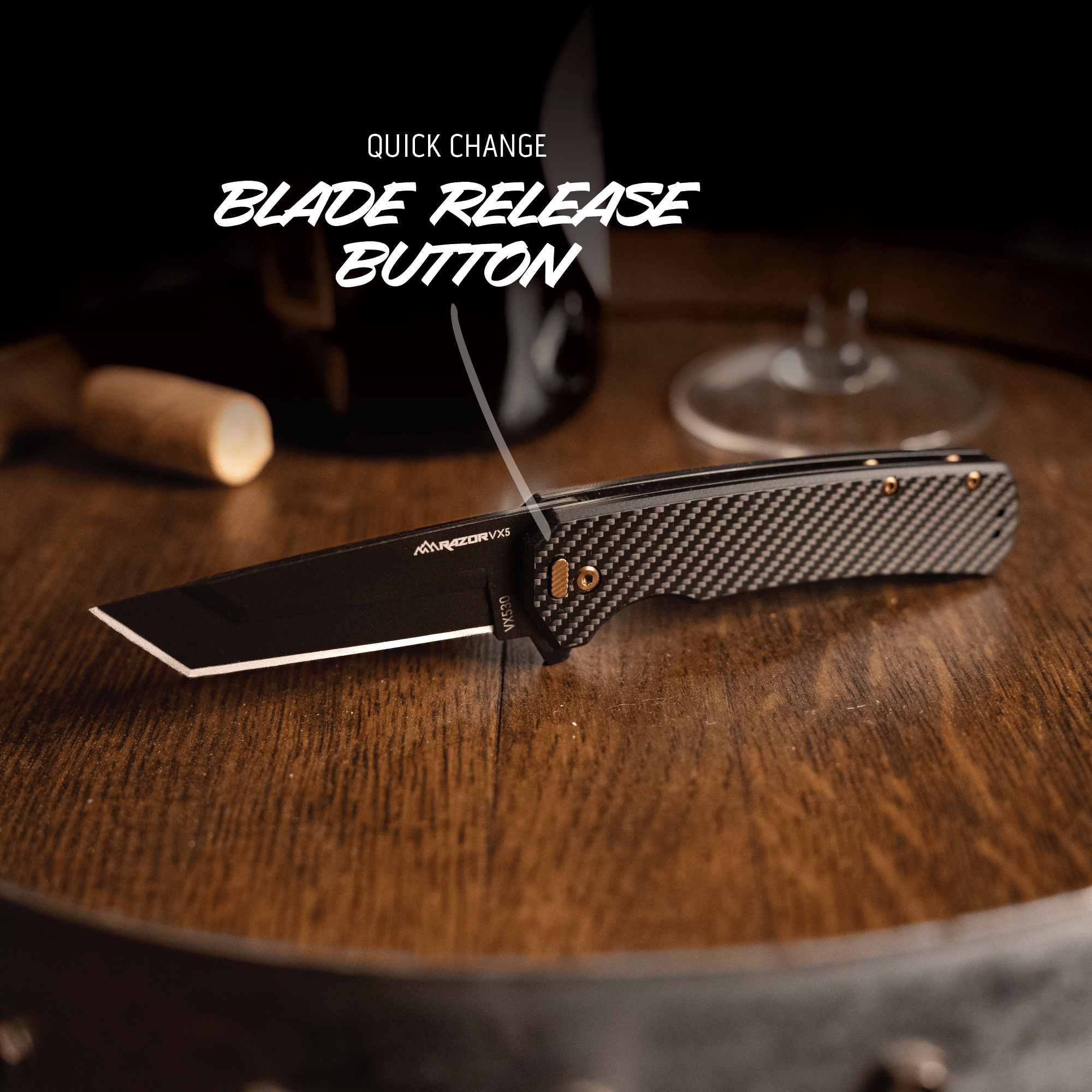 Outdoor Edge Razor VX5 EDC-Messer 4 Klingen