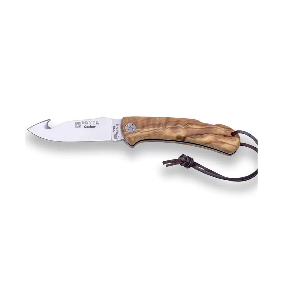 Joker Cocker NO135 Taschenmesser Olivenholz 9 cm