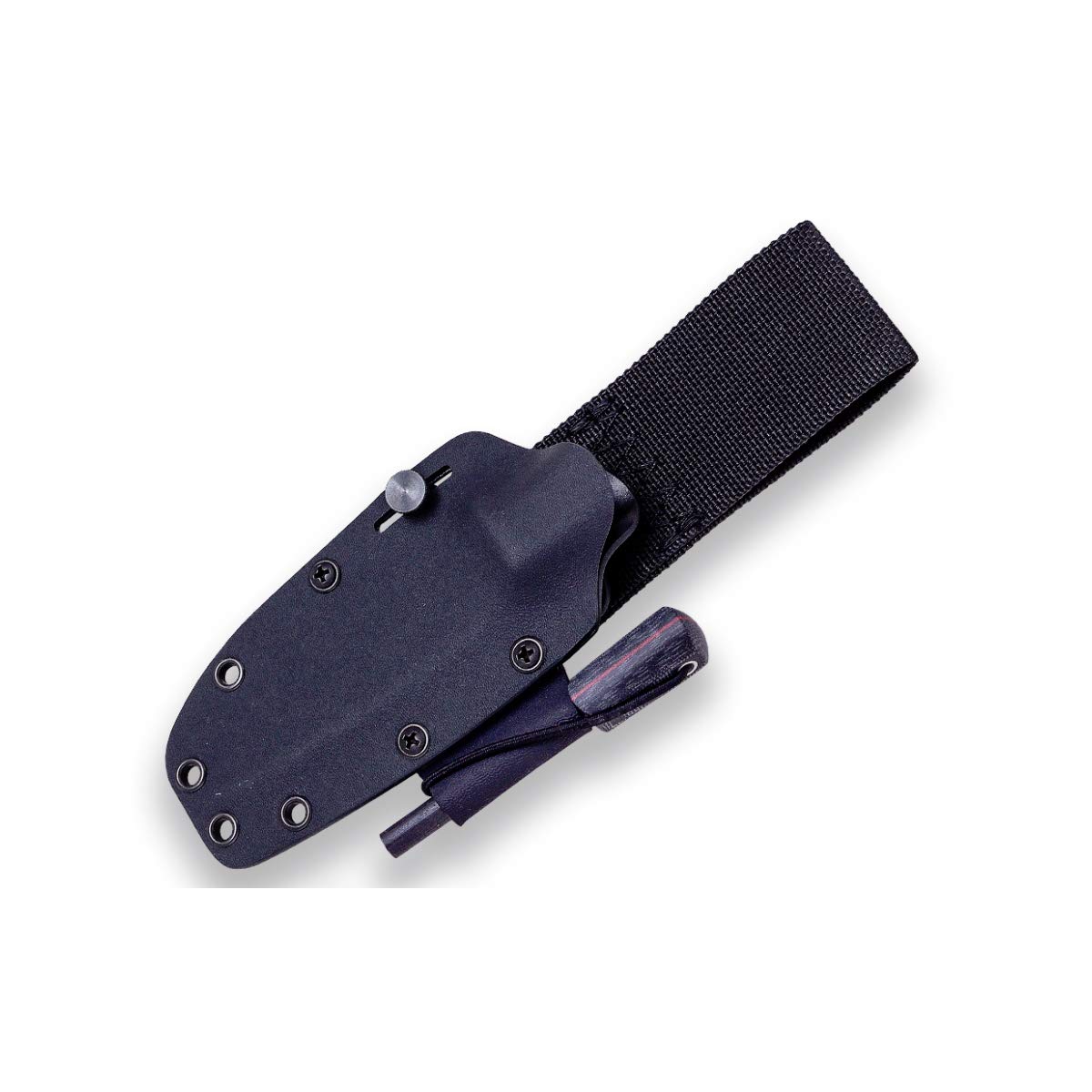 Joker Lynx 111 Bushcraftmesser schwarz Kydex