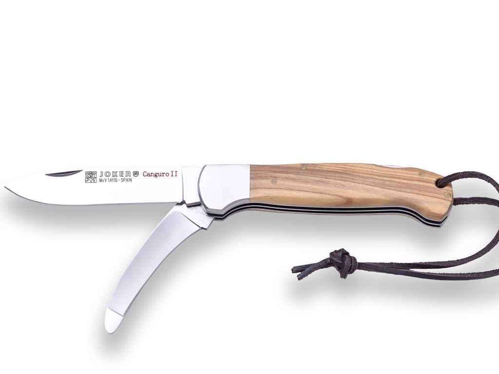 Joker Canguro II Klappmesser Hirschhorn 8,5 cm MOVA