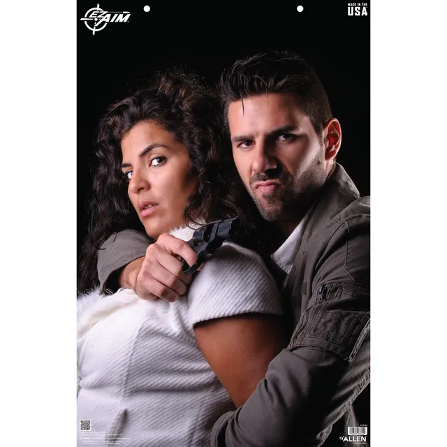 Allen EZ Aim Hostage Zielscheiben 58x89 cm 50er fotoreal