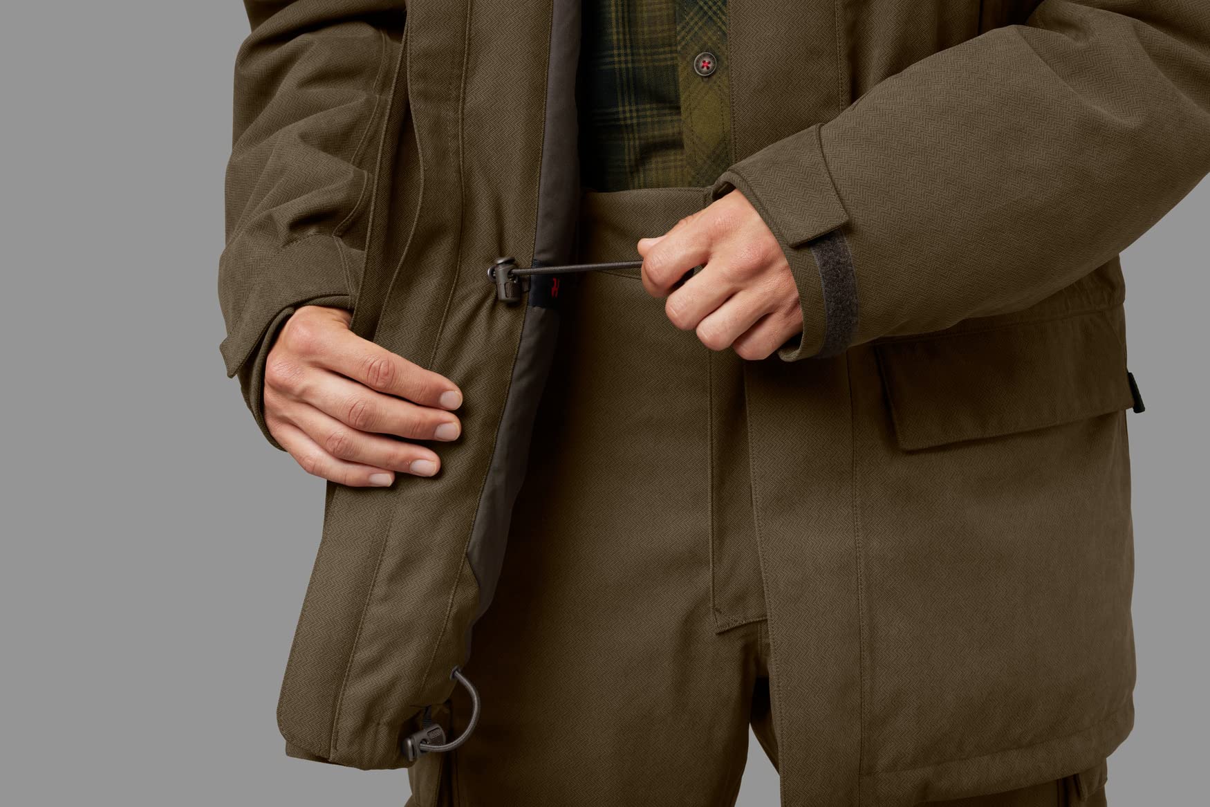 Härkila Driven Hunt HWS Jacke Willowgrün isoliert wasserdicht