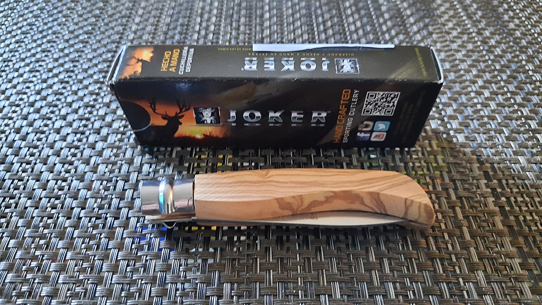 Joker NO23 Taschenmesser 8 cm Olivenholz