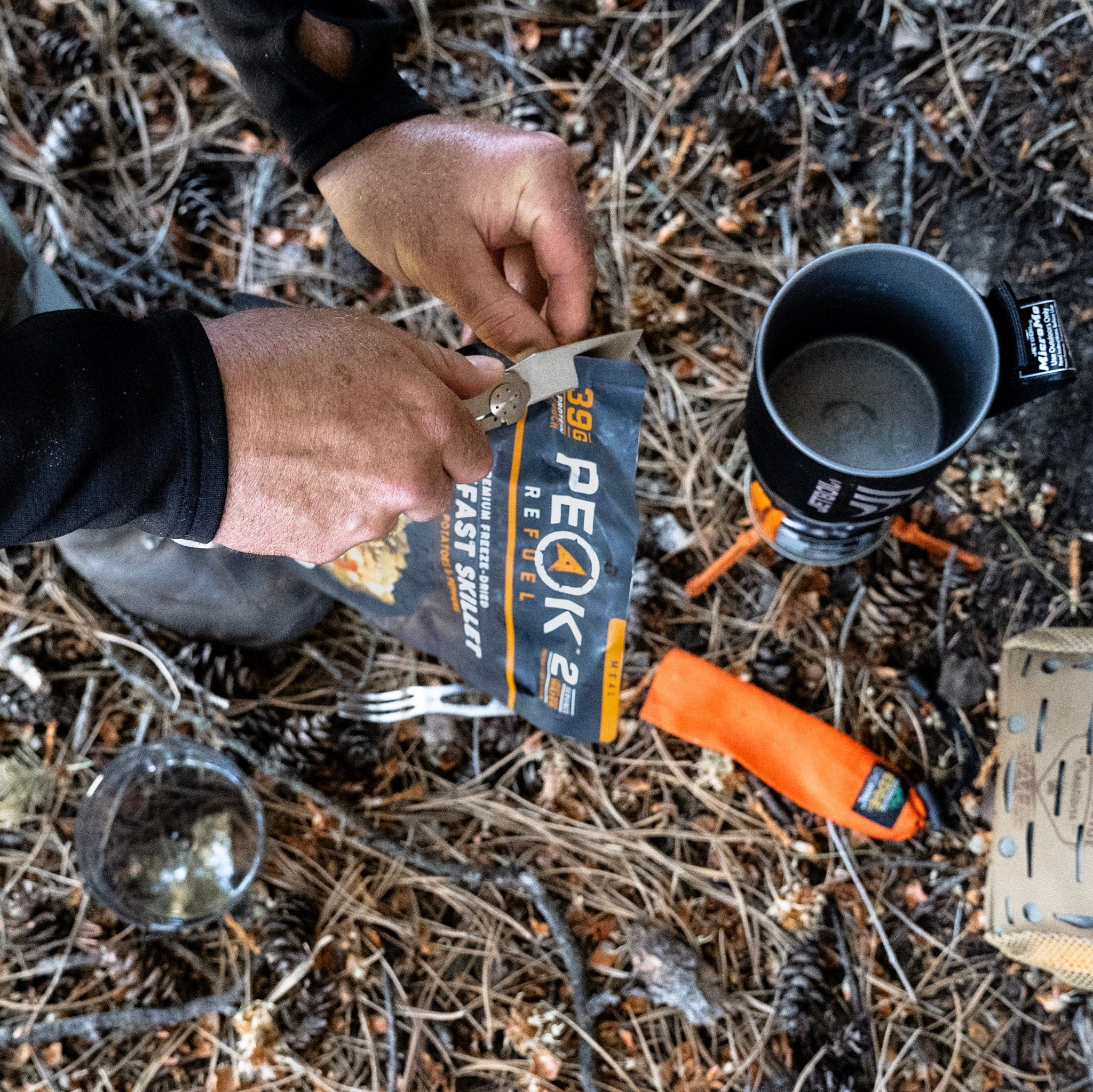 Outdoor Edge ChowPal Camp Besteck Klappbar Edelstahl