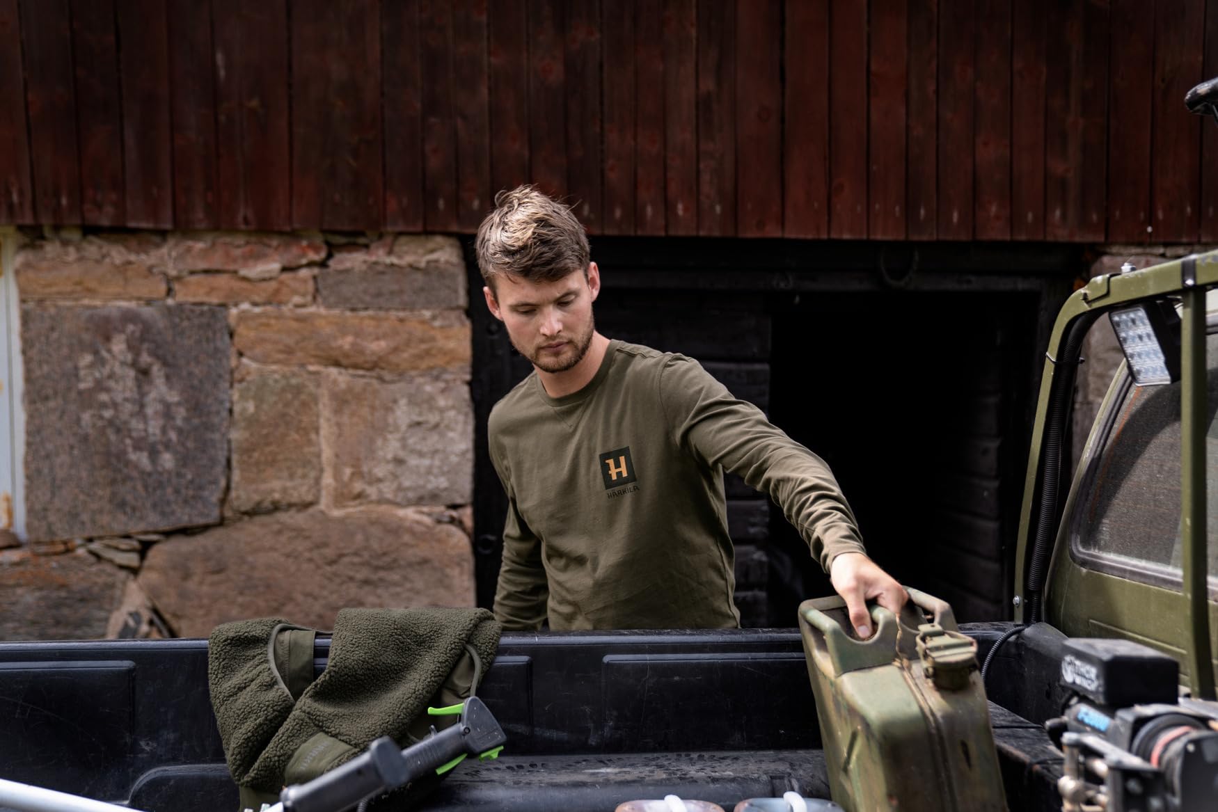 Härkila Gorm L/S Langarmshirt Baumwolle