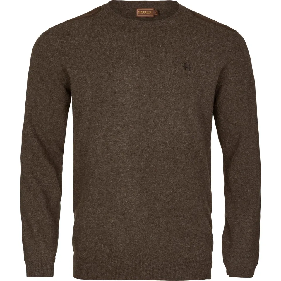 Härkila Arran Pullover Wolle mit Microsuede