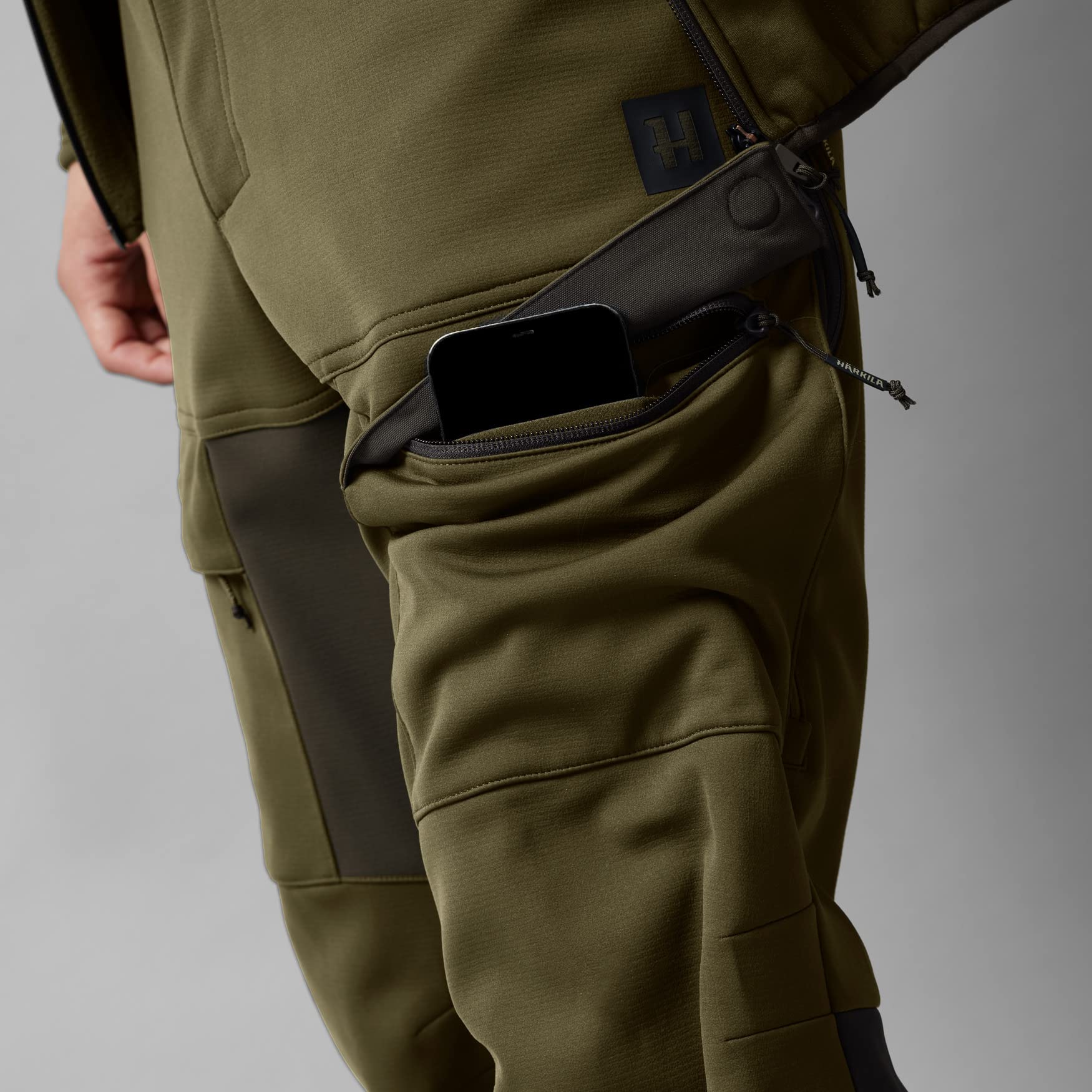 Härkila Deer Stalker Light Jagdhose Willow Green geräuscharm