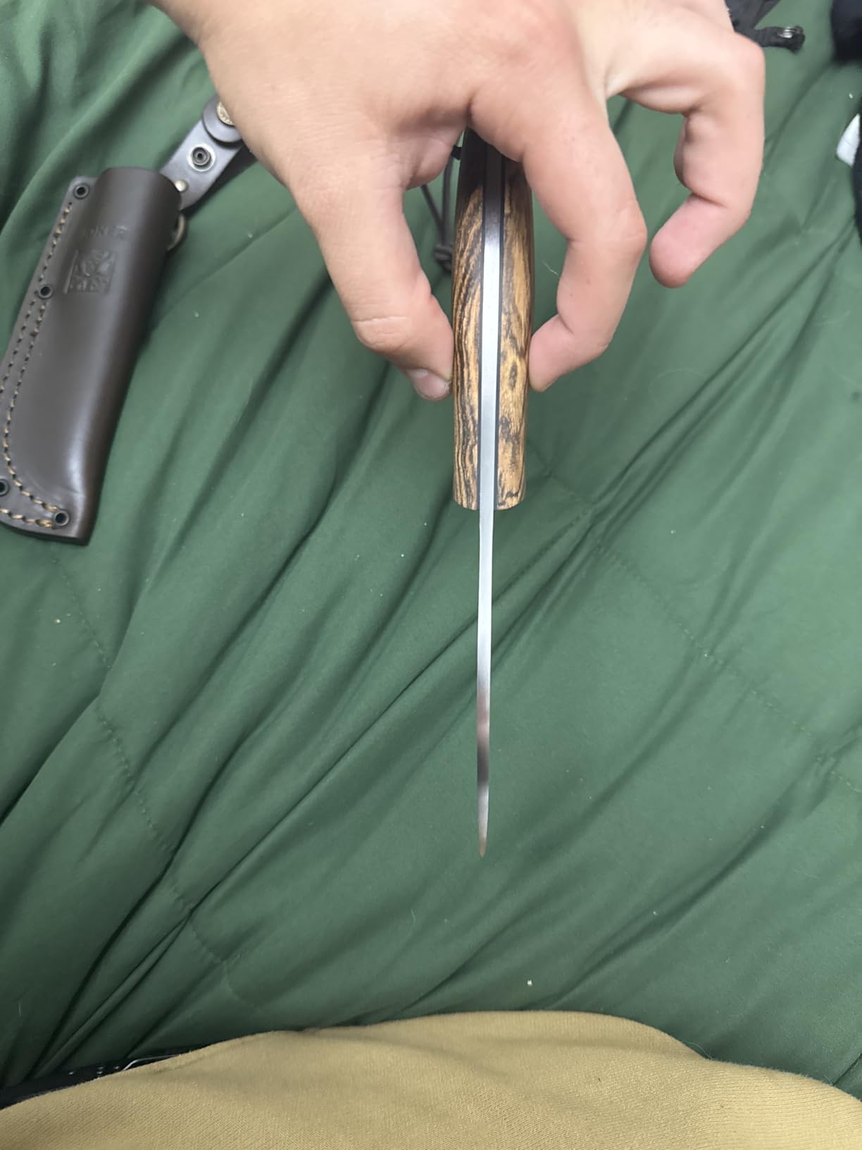 Joker Canadiense CB114 Jagdmesser Bocote rostfrei
