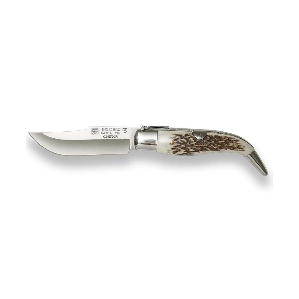 Joker Classic NC109 Taschenmesser Hirschhorn MOVA 8 cm