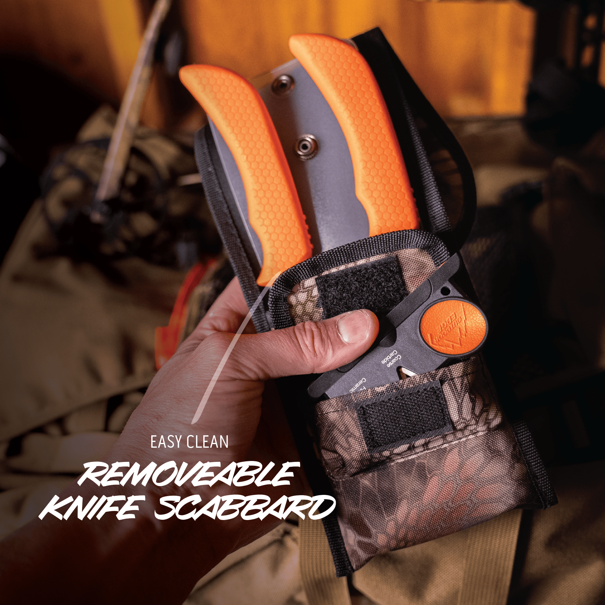 Outdoor Edge WildBone Aufbrechset 2 Messer orange