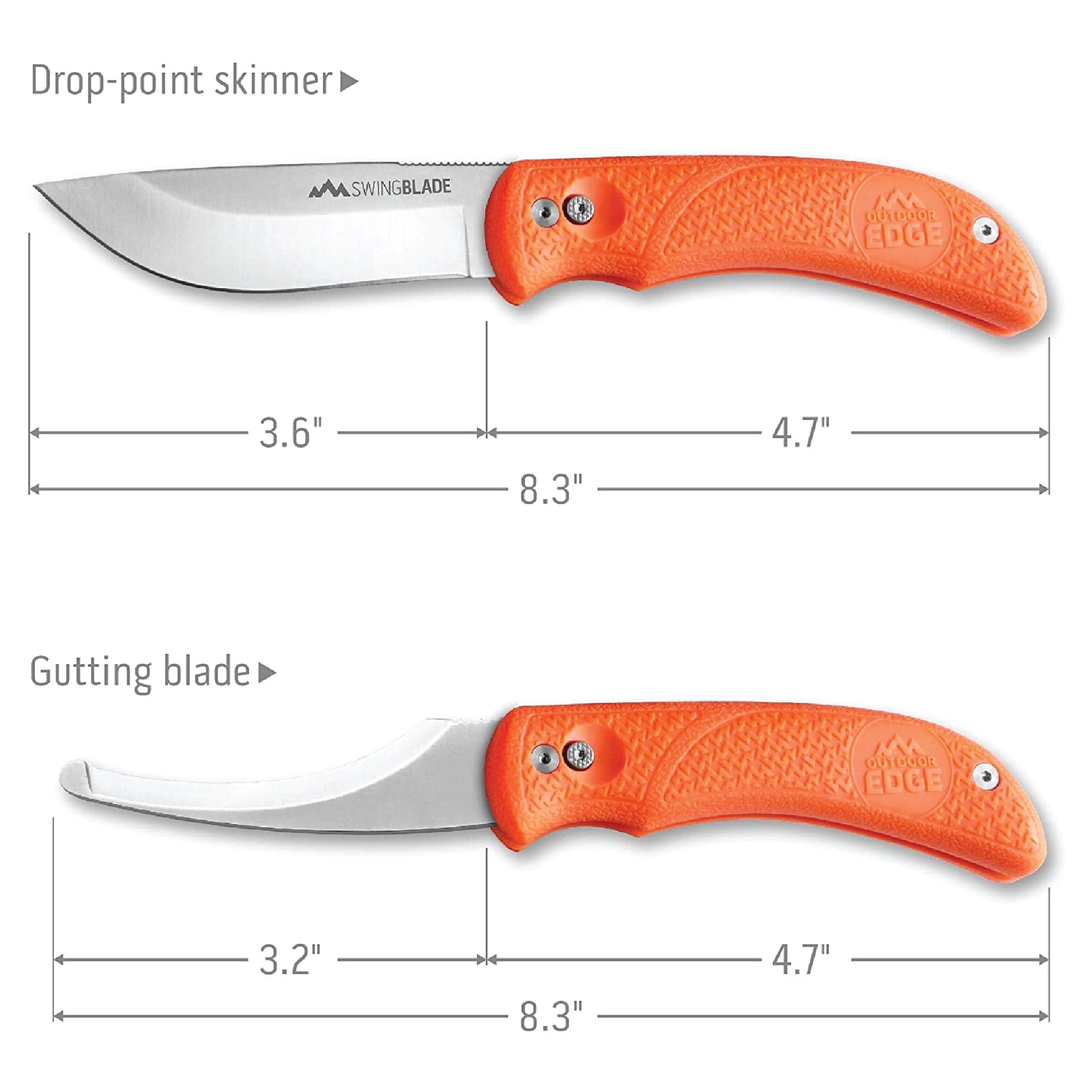 Outdoor Edge SwingBlade Jagdmesser AUS-8 Aufbrechklinge