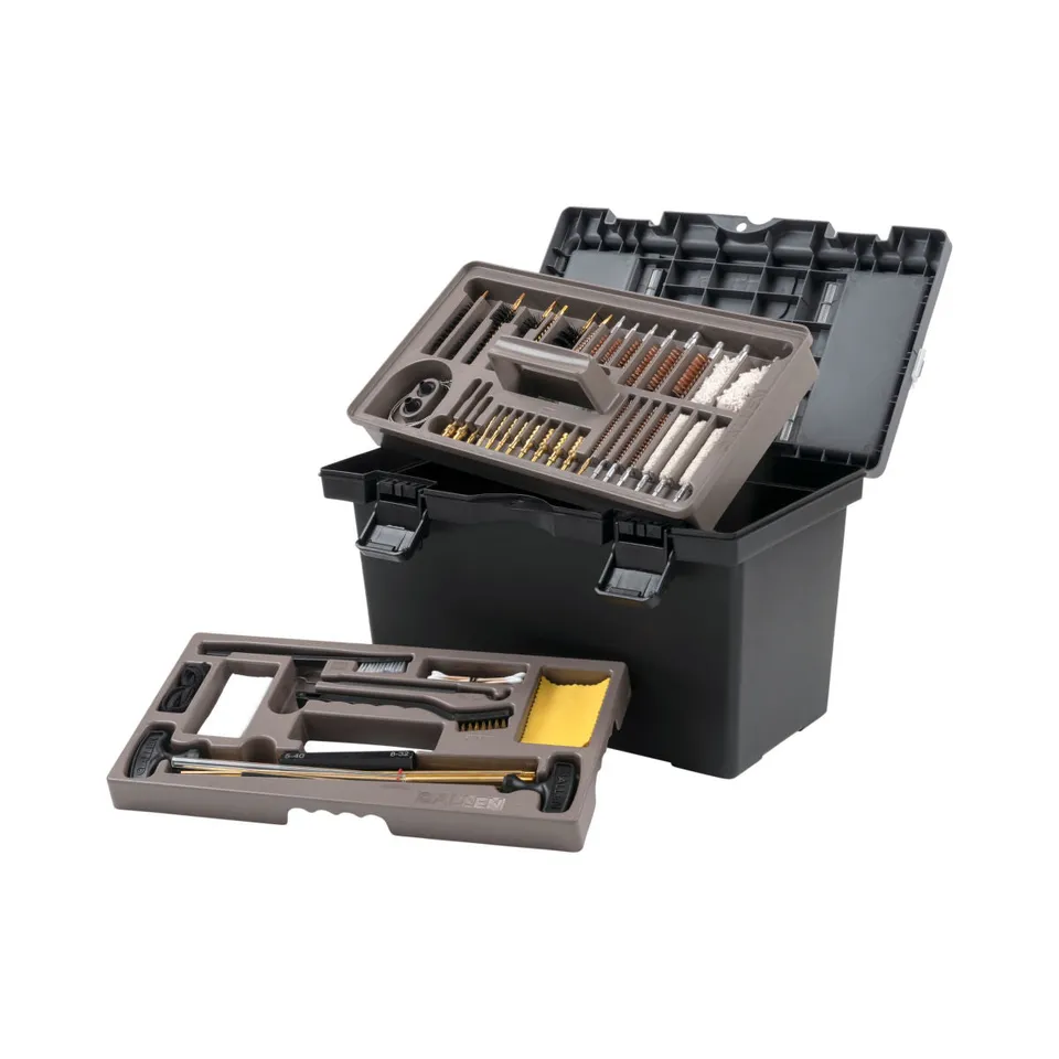 Allen Universal Reinigungsset Koffer 66-teilig Bronze Büchse Flinte