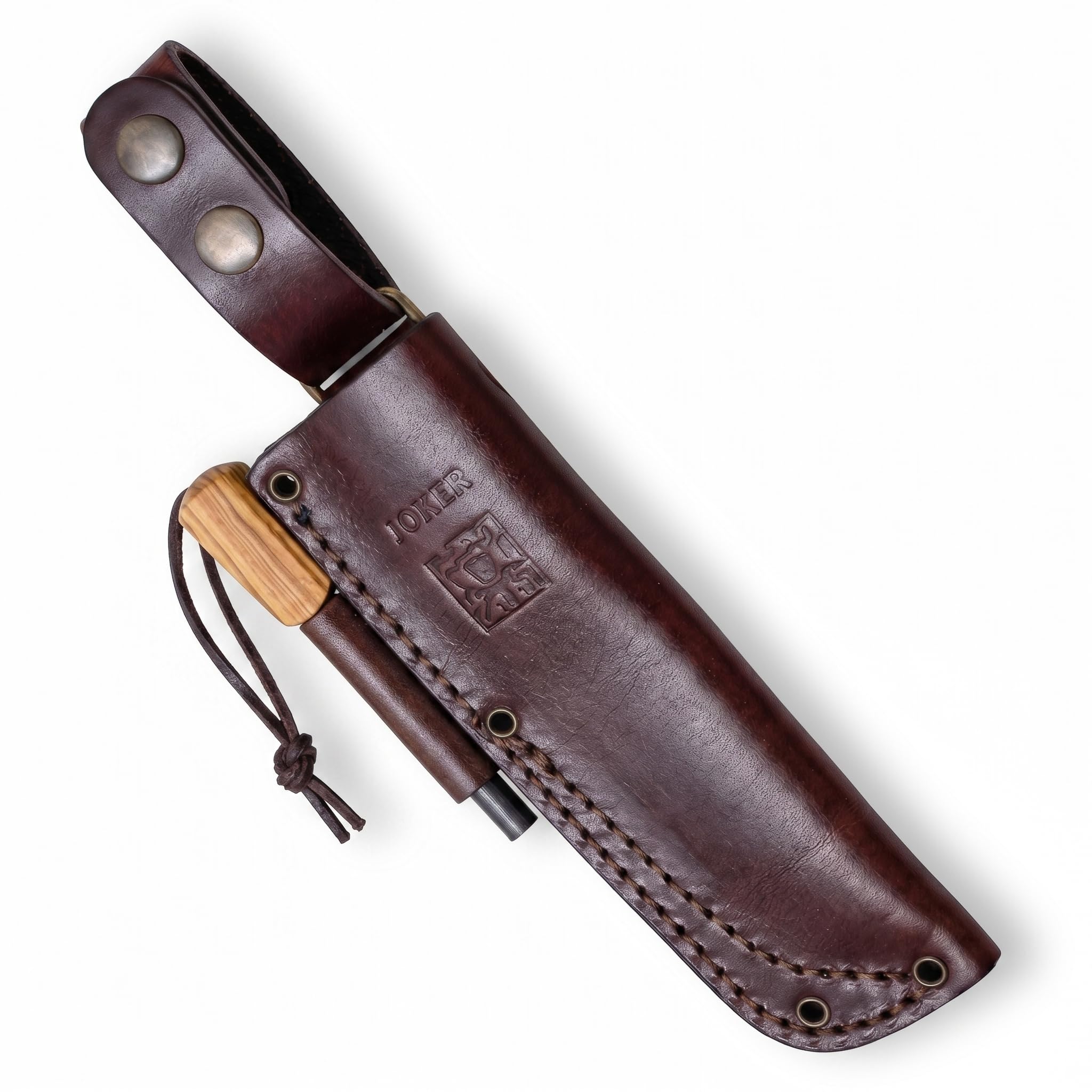 Joker Campero CO112-P Jagdmesser Olivenholz Feuerstahl