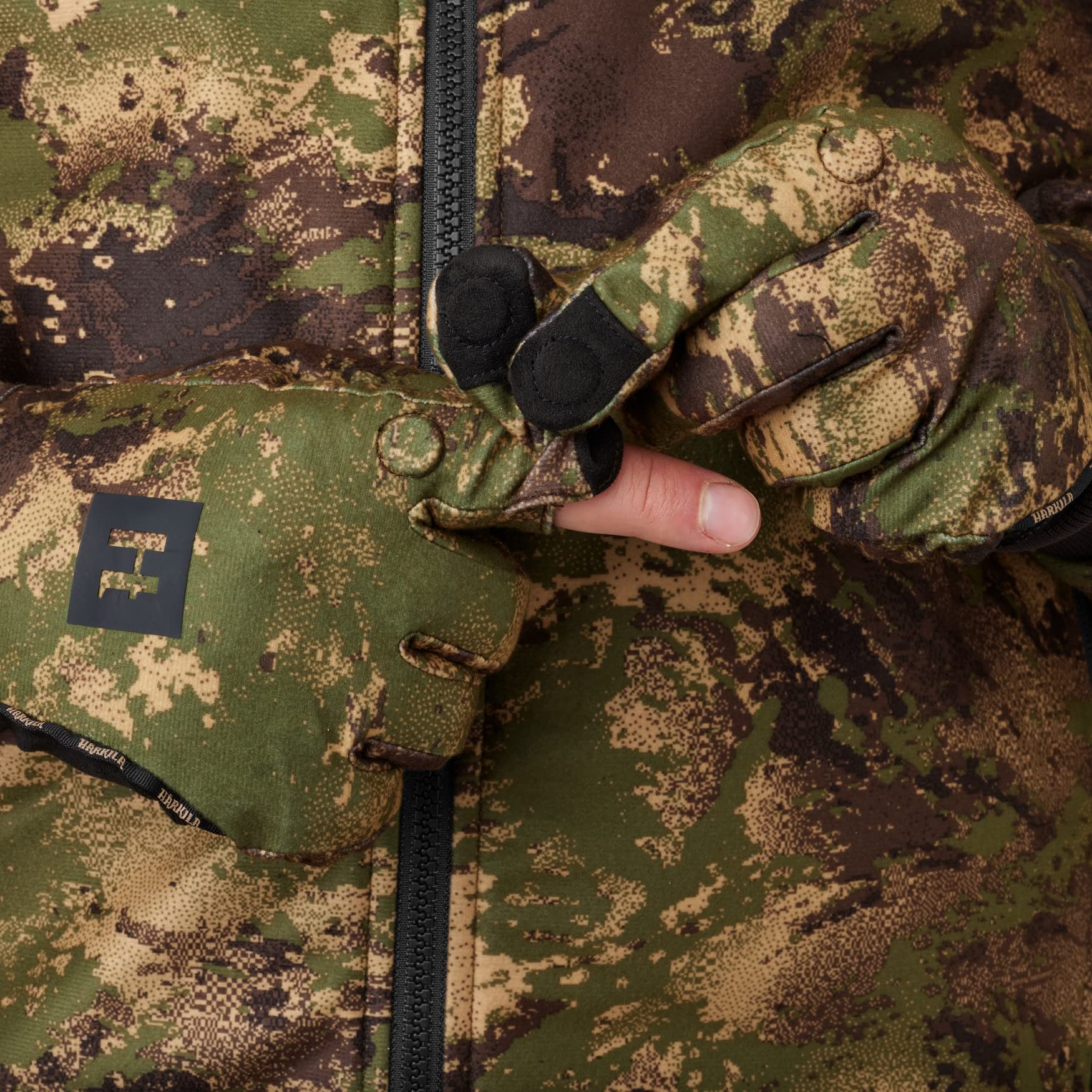 Härkila Deer Stalker Camo HWS Handschuhe M wasserdicht