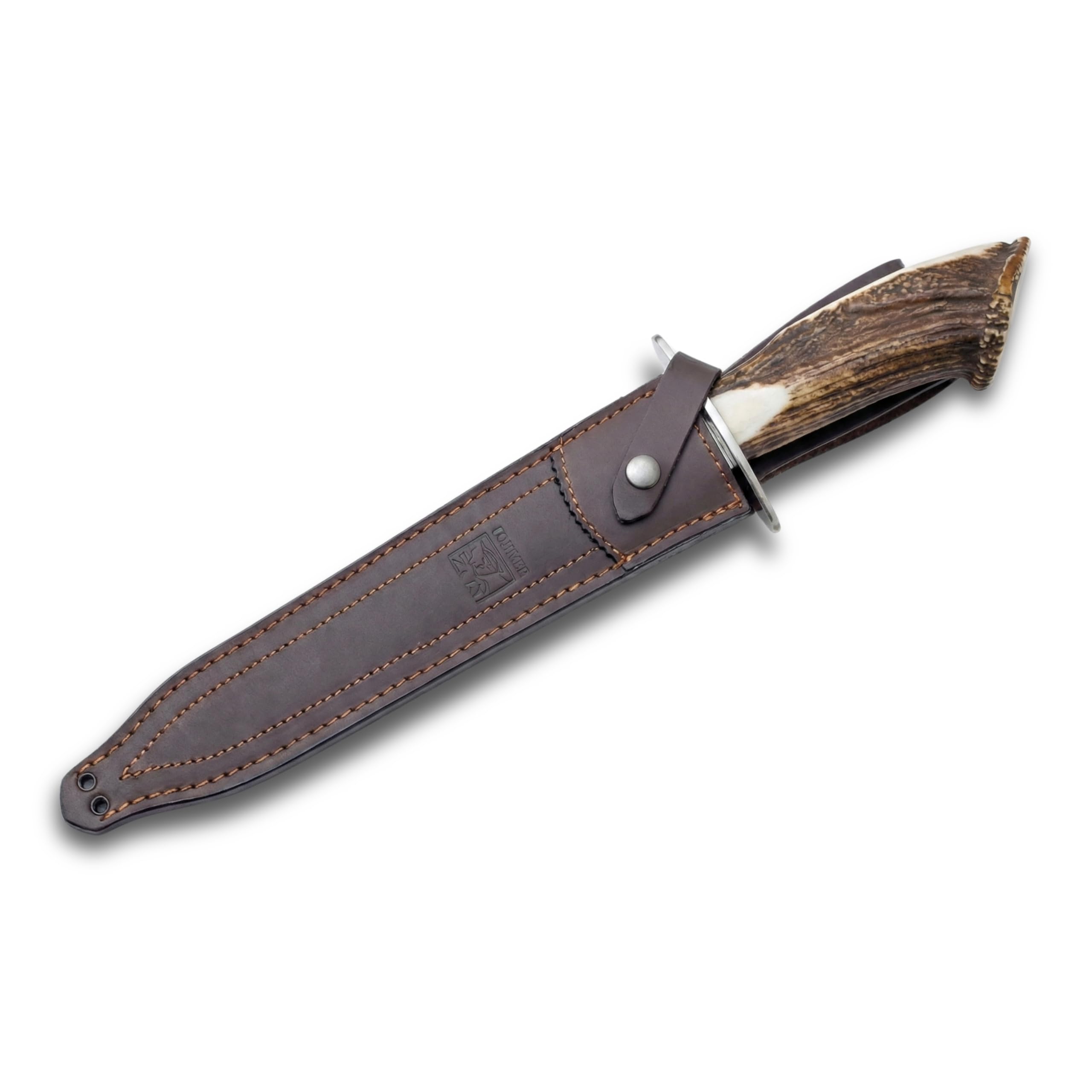 Joker Guepardo CN29 Jagdmesser Hirschhorn Lederscheide