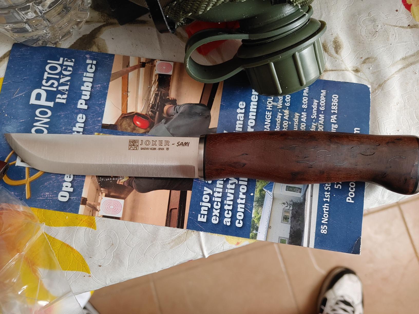 Joker Sami CL131 Jagdmesser Birke 12,3 cm Sandvik