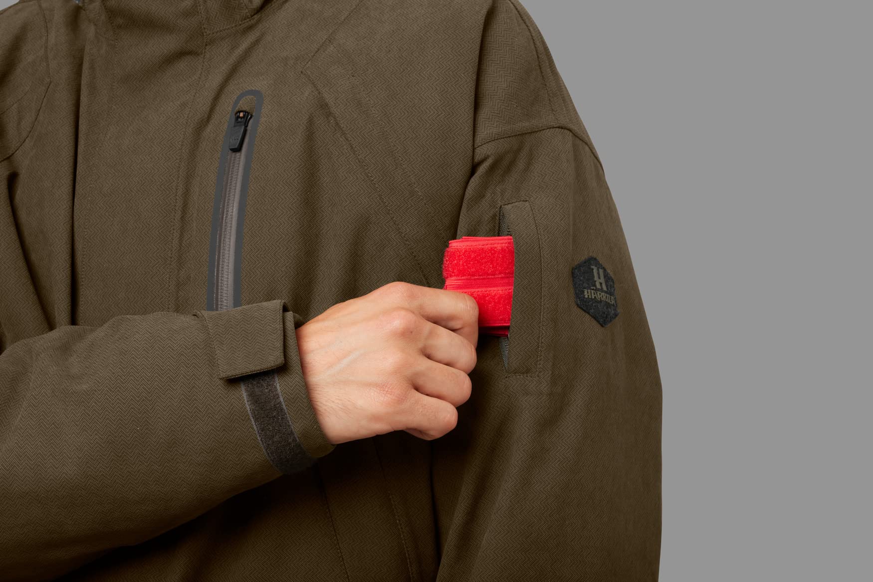Härkila Driven Hunt HWS Jacke Willowgrün isoliert wasserdicht